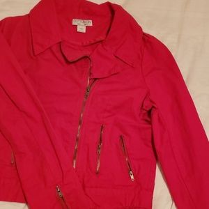 Red jacket